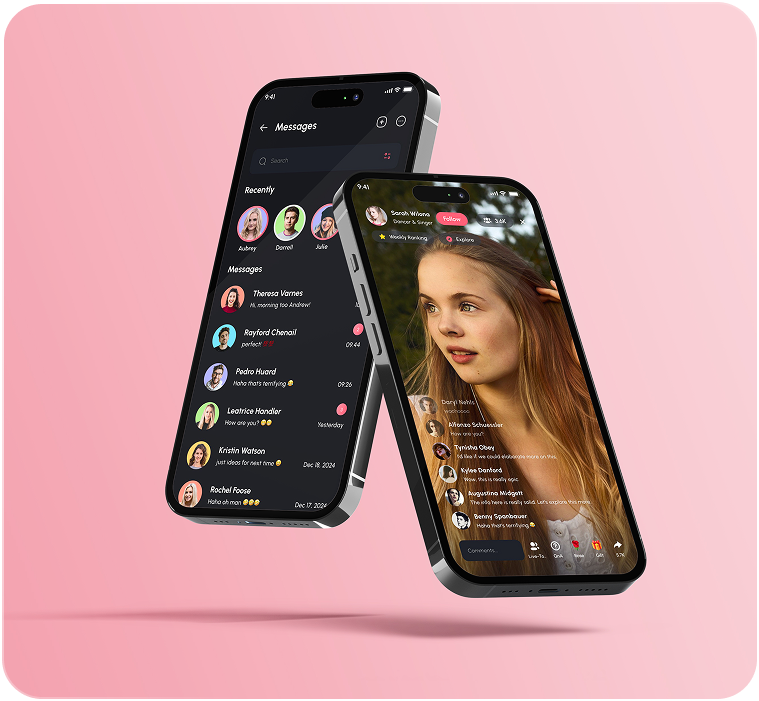 Livelee short video app project screenshot