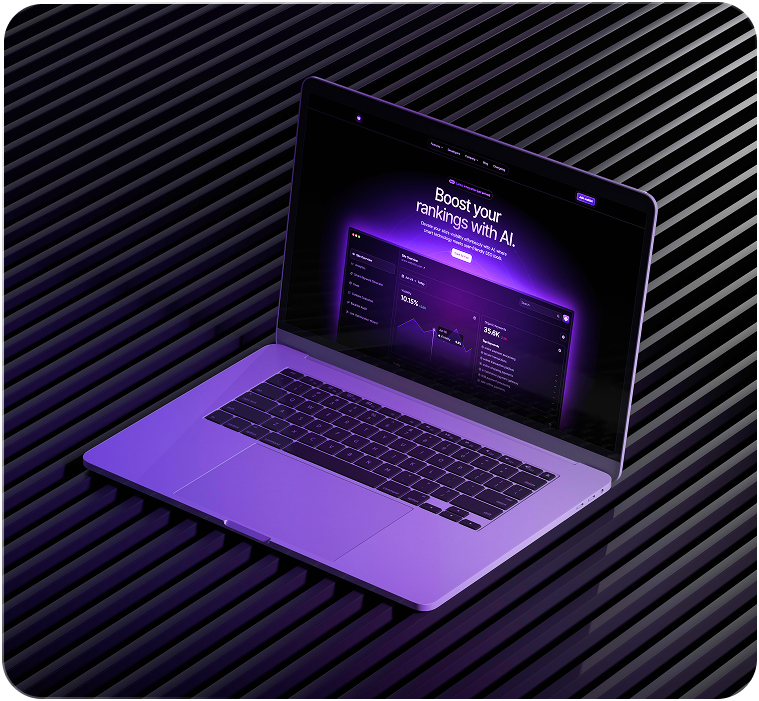 SEO Tool SaaS website project screenshot