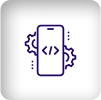 App Development icon white version