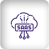 SaaS solutions icon white version
