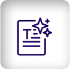 Content writing services icon white version