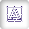 Branding services icon white version