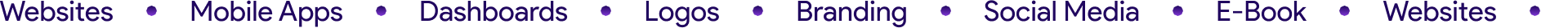 Scrolling ticker decorative graphic